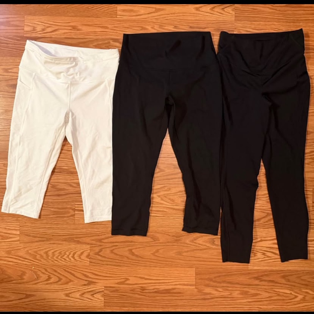 Lululemon lot leggings women size 8, 3 styles total